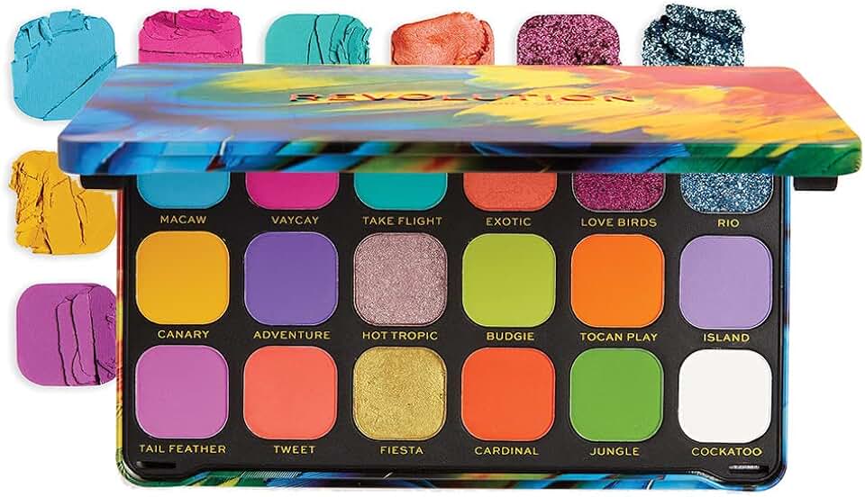 Makeup Revolution Forever Flawless Bird of Paradise 18 sombras