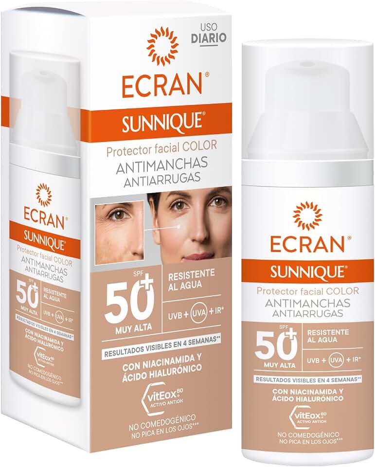 ECRAN SUNNIQUE – Protector Facial SPF 50+ Antimanchas