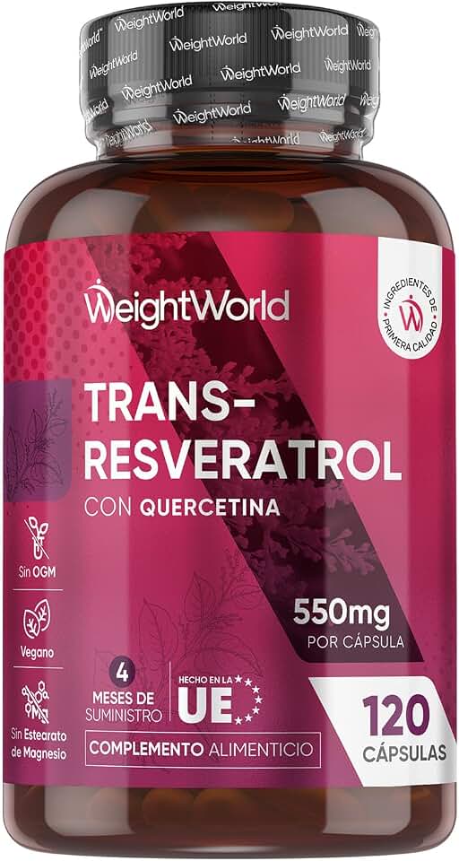 Sin marca Trans-Resveratrol con Quercetina 550mg
