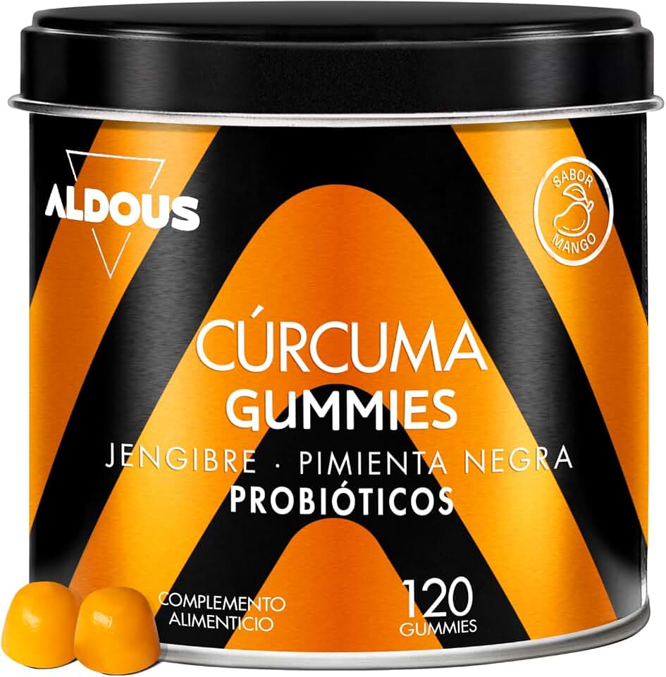 Sin marca Cúrcuma con Jengibre y Pimienta Negra + PROBIÓTICOS