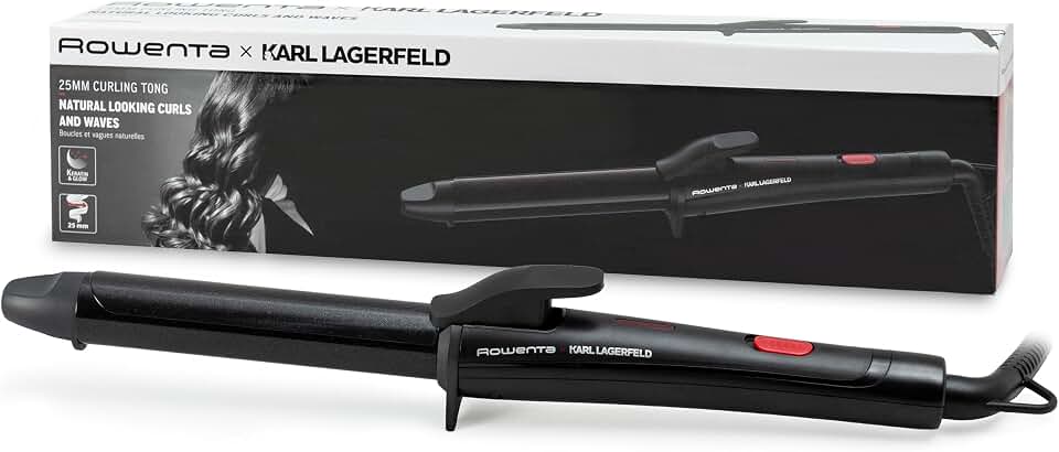 Rowenta Tenacilla Karl Lagerfeld Redonda CF321L