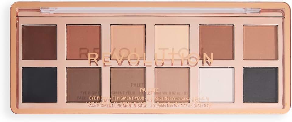 Revolution Master Icon Matte Nudes Palette 12 sombras Nude mate