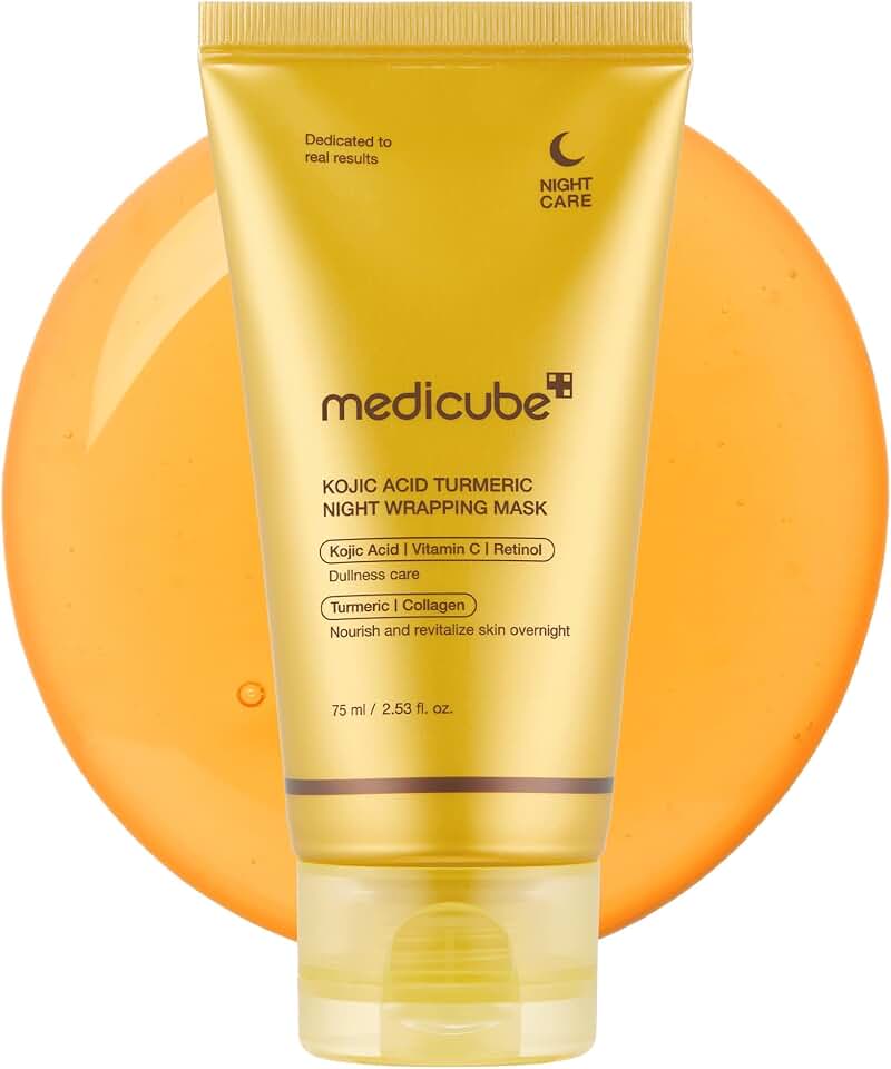 medicube Mascarilla de cúrcuma tipo overnight peel-off