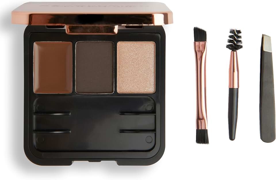 Revolution Beauty London Kit para Esculpir Cejas Oscuro, 2,2g