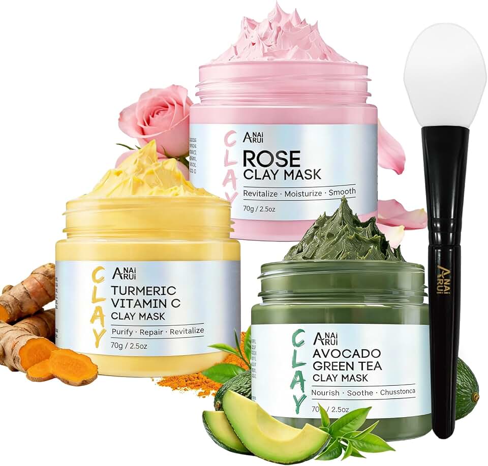ANAiRUi Mascarilla Facial Cúrcuma Vitamina C
