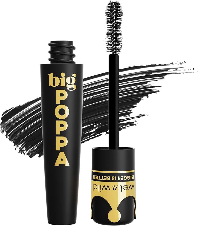 Wet n Wild Big Poppa Mascara Aceite Ricino Negro intenso