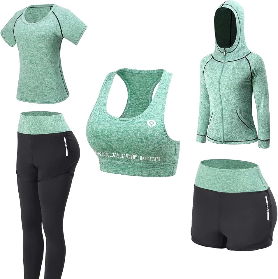 JULY'S SONG Conjunto de yoga con 5 prendas