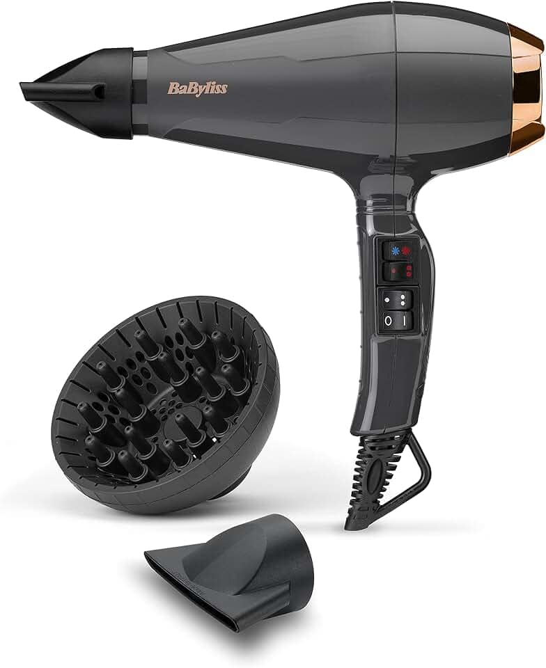 BaByliss Secador de pelo Italian Air Pro con Difusor