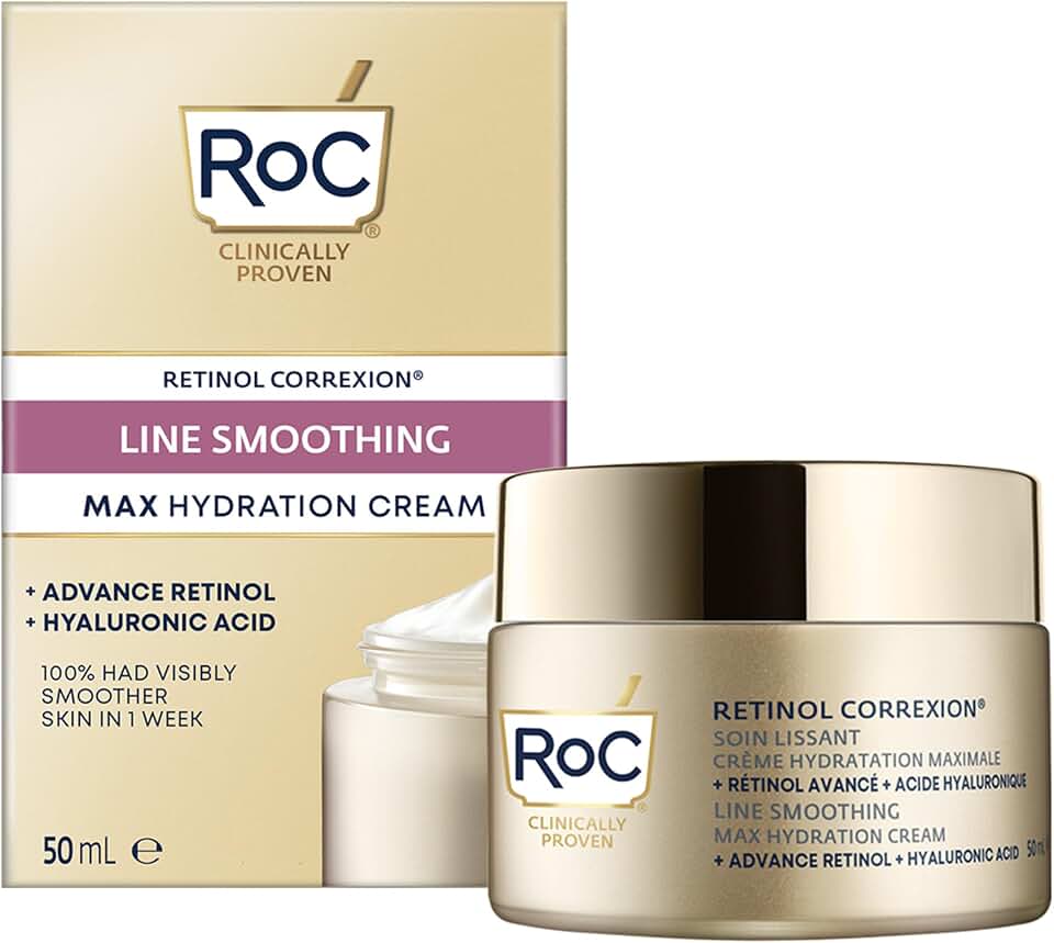 Roc Retinol Correxion Line Smoothing Max Hidratación Diaria