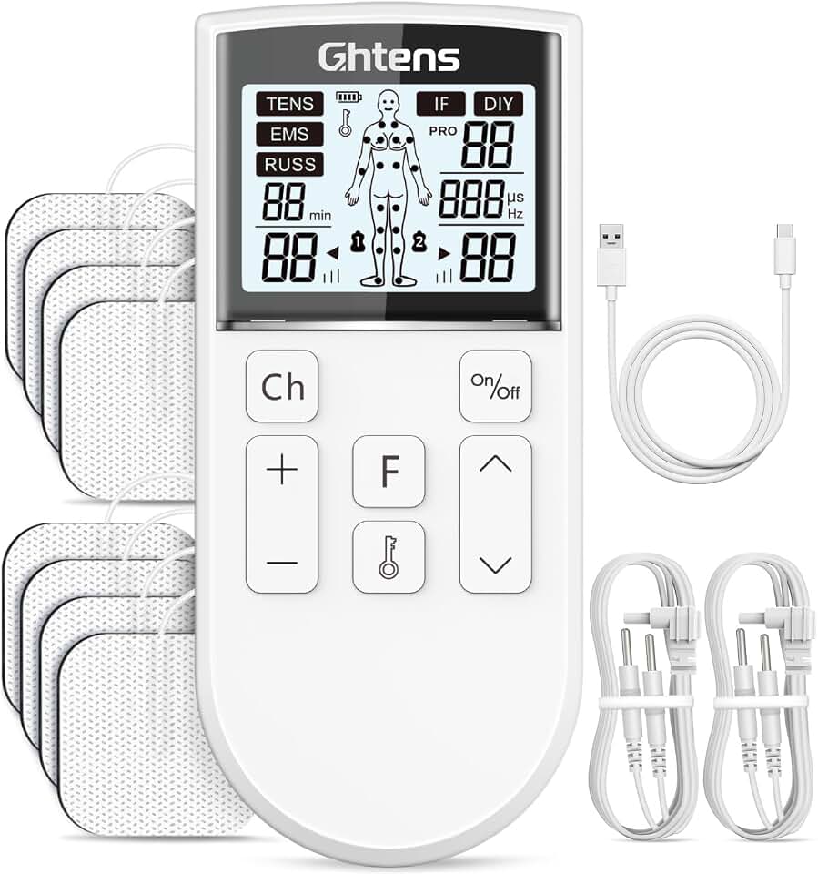GHTENS 5 en 1 Electroestimulador Muscular Profesional