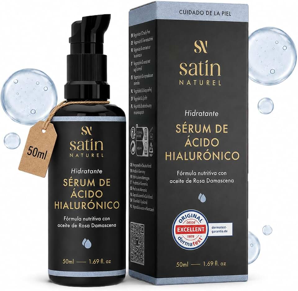 Satin Naturel Sérum de Ácido Hialurónico 50 ml