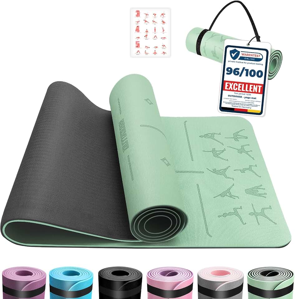 Esterilla Yoga,Esterilla Fitness Antideslizante,TPE