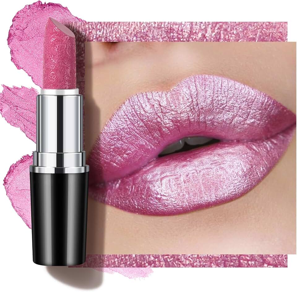 Anglicolor Pintalabios Rosa Metallic Brillo