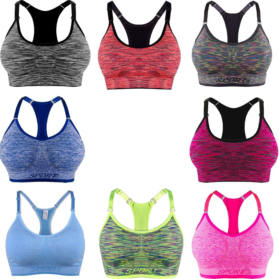 Libella Mujer Sujetador Deportivo Push Up Bustier con