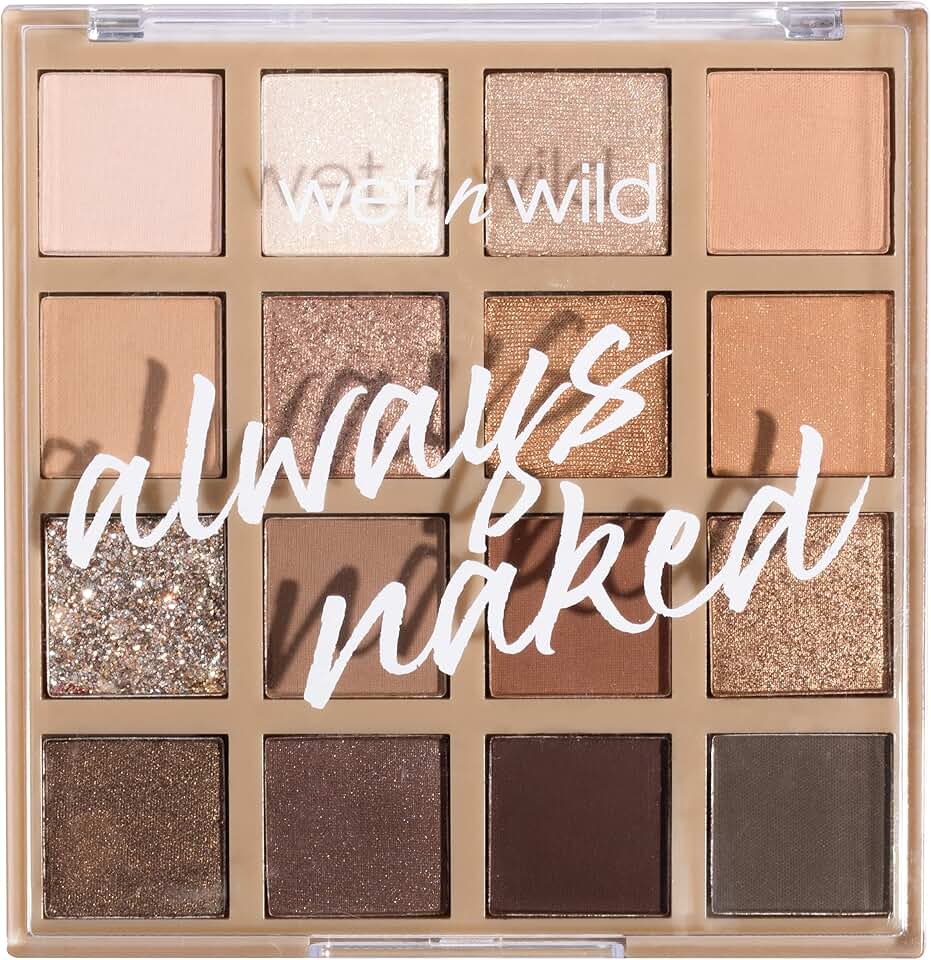 Wet n Wild Always Naked Eyeshadow Palette 16 Colores Neutros